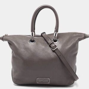 Marc by Marc Jacobs Gray Leather Tote Bag brand new with tags